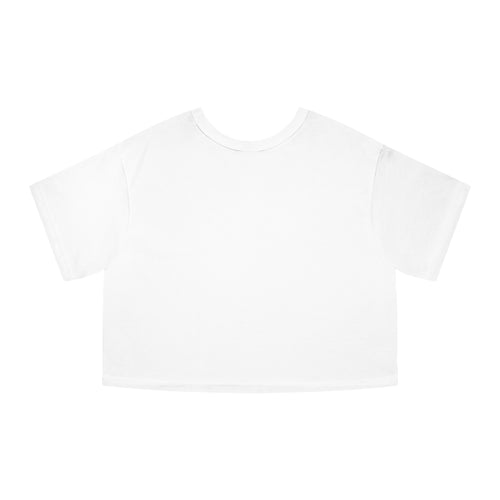 American Flag Cropped Tee — Women's Patriotic USA Graphic